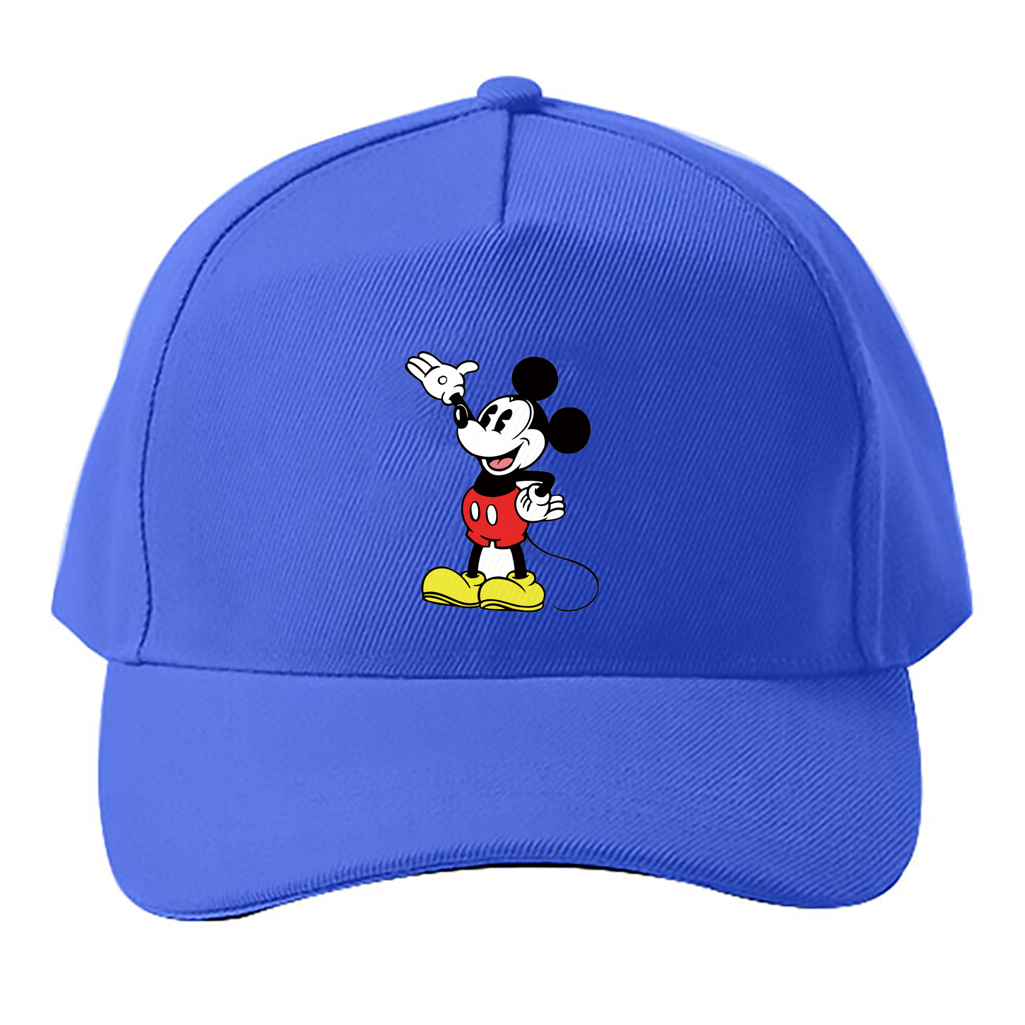 （画像用） ミッキーマウス Mickey Mouse ベースボールキャップ 綿100％ 男女兼用 帽子 スポーツ